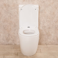 WC con Cassetta Esterna Vortix Senza Brida con Sedile e Copri Vaso L34xP61xA81cm