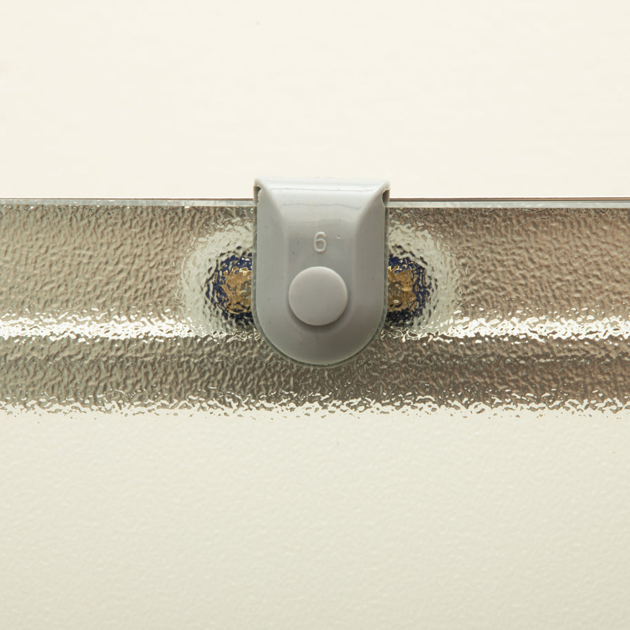 Cabina Doccia Regolabile Vetri 6mm Frosted Telaio Inox 88x117