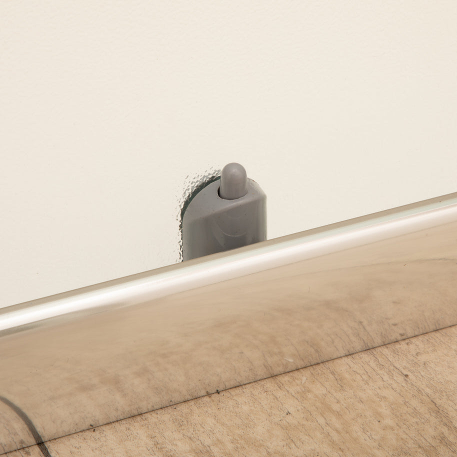 Cabina Doccia Regolabile Vetri 6mm Frosted Telaio Inox 88x117