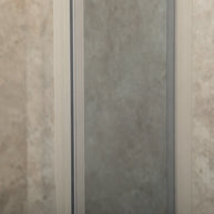 Doccia 78x105cm Regolabile Reversibile Vetri Fume' 6mm Telaio in Alluminio