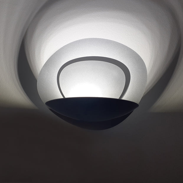 Applique a led Space Design Grigio Luce Fredda Salotto Moderno