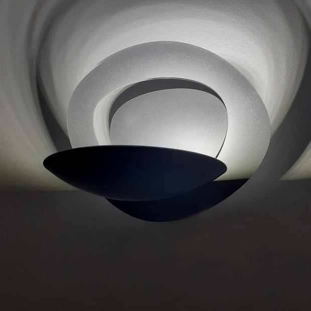 Applique a led Space Design Grigio Luce Fredda Salotto Moderno