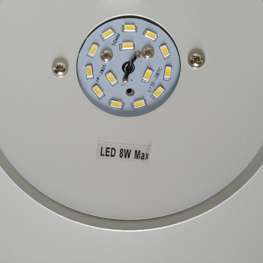 Applique a led Space Design Grigio Luce Fredda Salotto Moderno