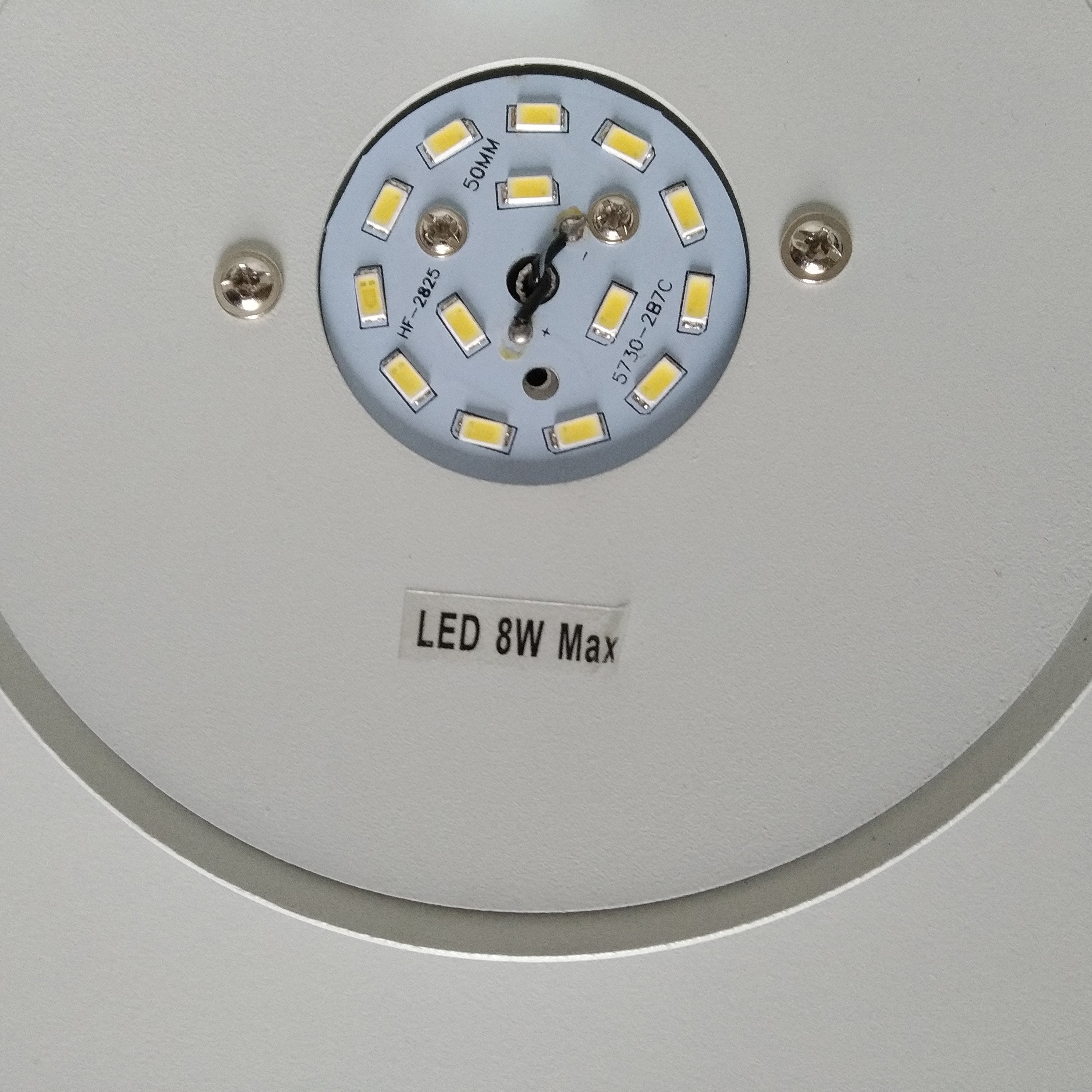 Applique a led Space Design Grigio Luce Fredda Salotto Moderno