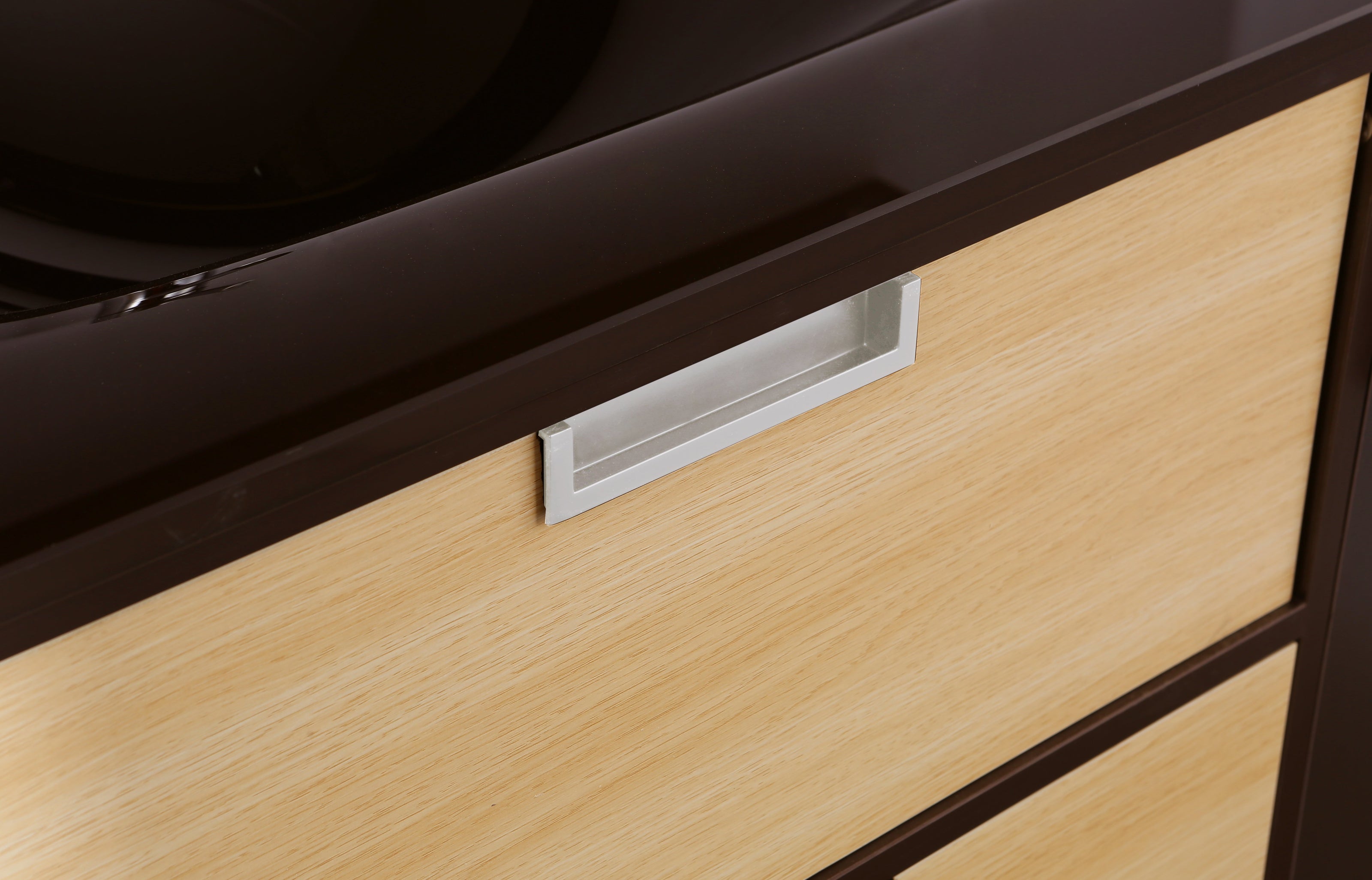 Mobile Arredo Bagno Dante 90 cm Bicolore Sospeso Moderno Contemporaneo