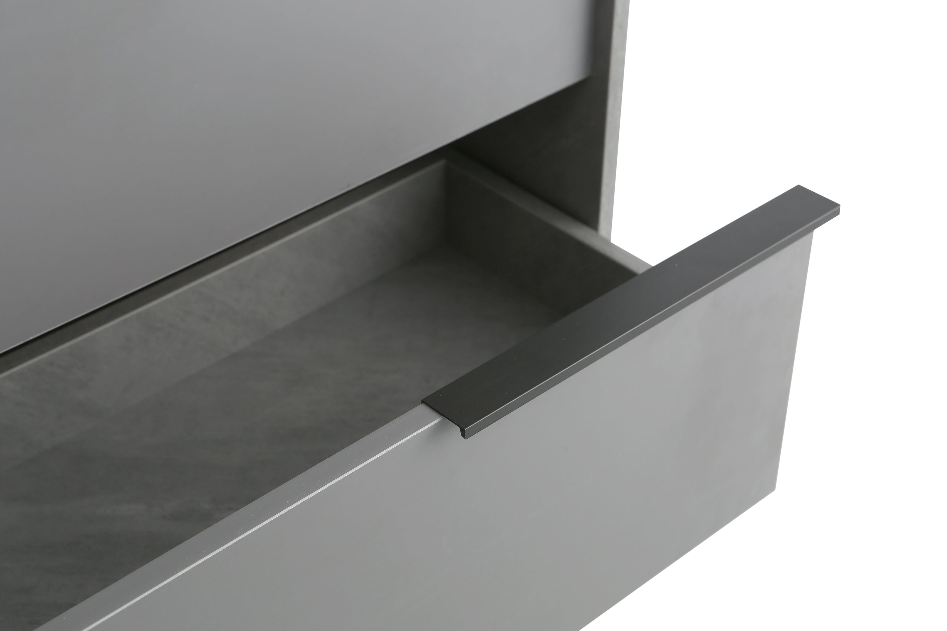 Mobile Arredo Bagno Pascal 80 cm Grigio Sospeso Moderno