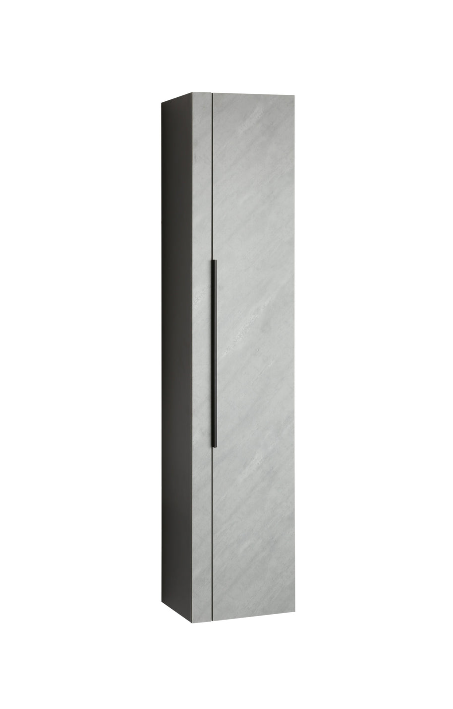 Mobile Arredo Bagno Pitagora 100 cm grigio Sospeso Moderno con Colonna