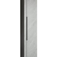 Mobile Arredo Bagno Pitagora 100 cm grigio Sospeso Moderno con Colonna