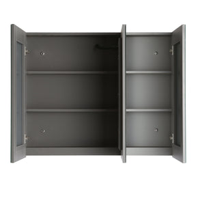 Mobile Arredo Bagno Pitagora 100 cm grigio Sospeso Moderno con Colonna