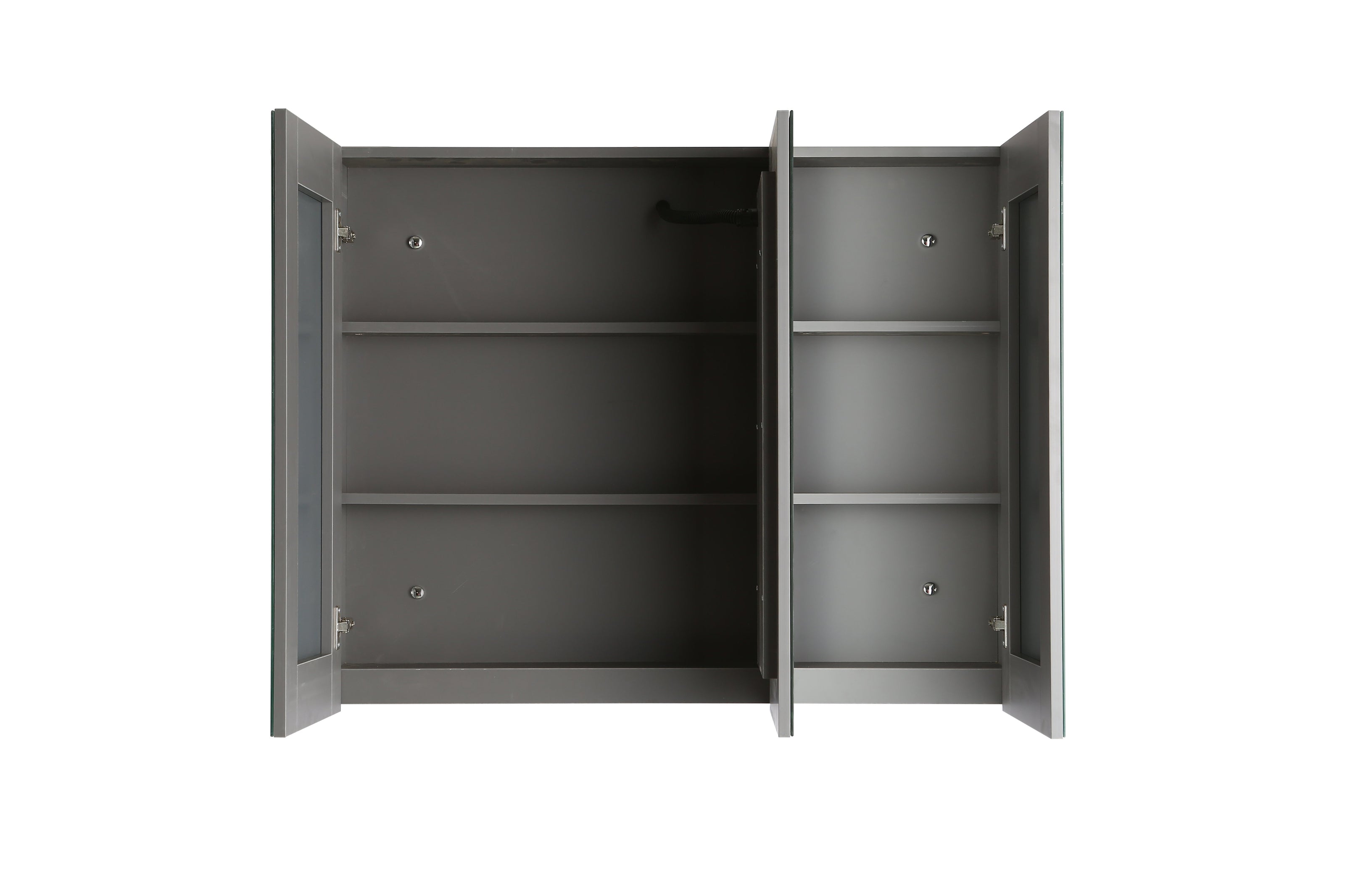 Mobile Arredo Bagno Pitagora 100 cm grigio Sospeso Moderno con Colonna