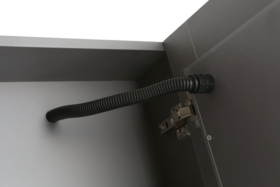 Mobile Arredo Bagno Pitagora 100 cm grigio Sospeso Moderno con Colonna