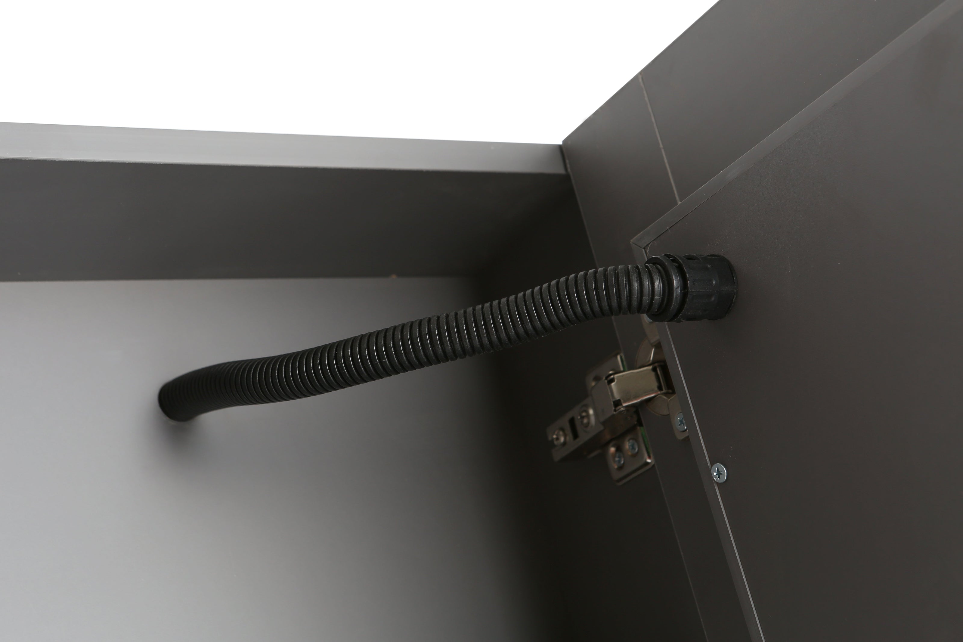 Mobile Arredo Bagno Pitagora 100 cm grigio Sospeso Moderno con Colonna