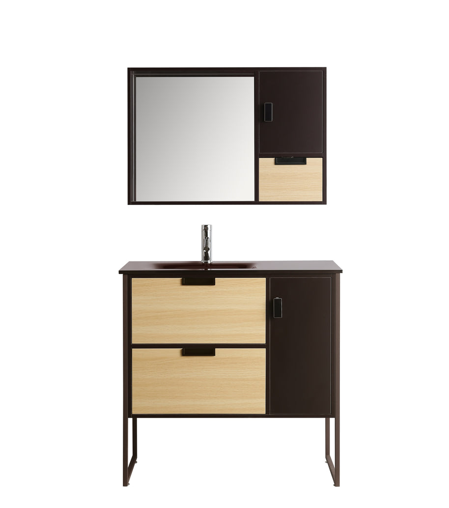 Mobile Arredo Bagno Cartesio 90 cm Sospeso Moderno Contemporaneo