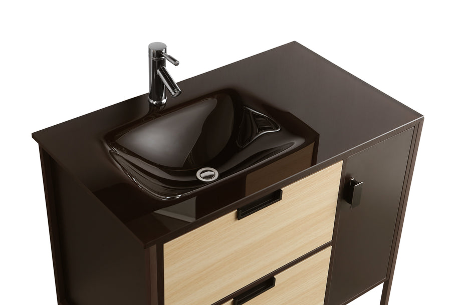 Mobile Arredo Bagno Cartesio 90 cm Sospeso Moderno Contemporaneo