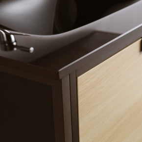 Mobile Arredo Bagno Cartesio 90 cm Sospeso Moderno Contemporaneo