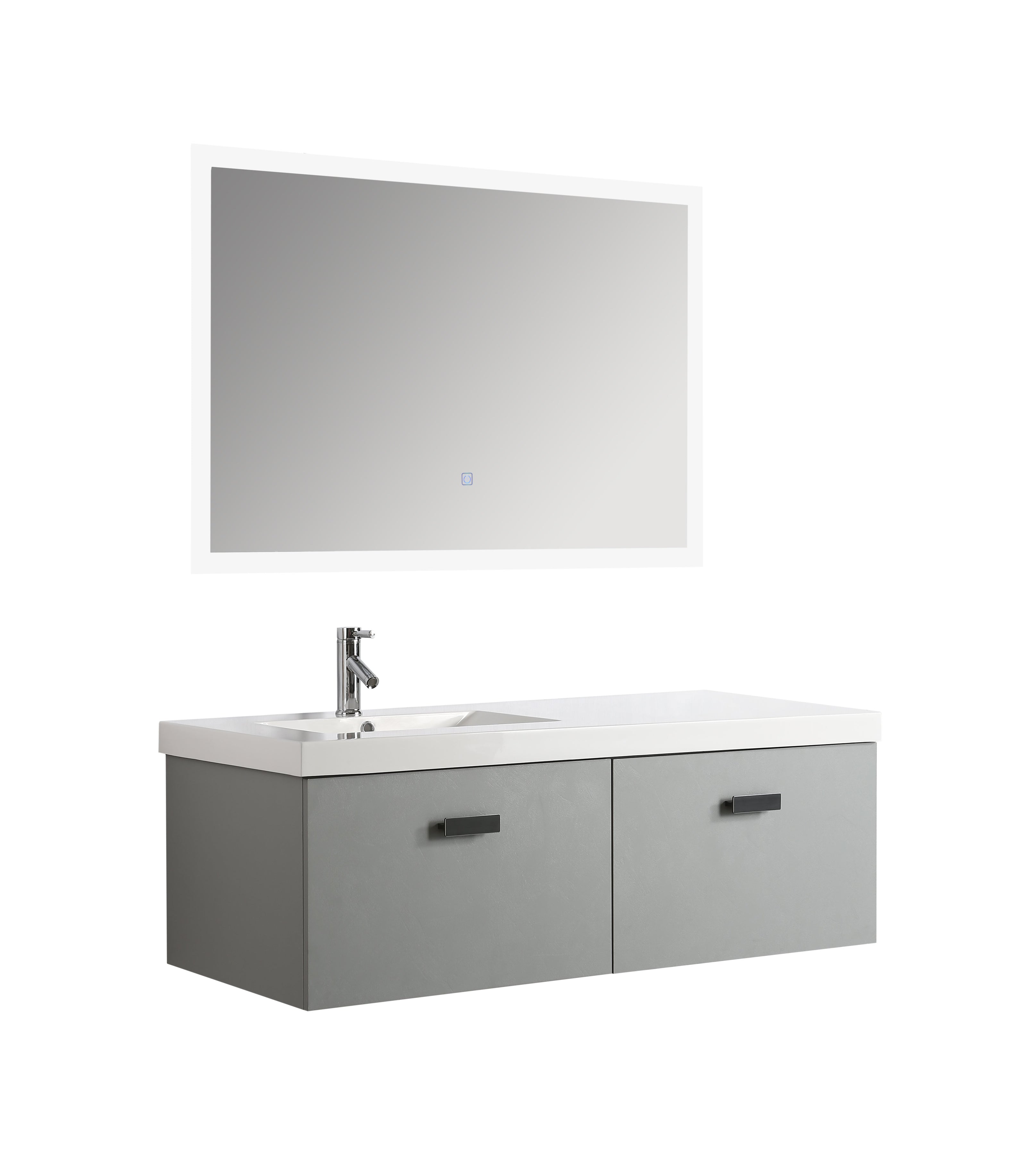 Mobile Arredo Bagno 130 cm Agata Sospeso Moderno Contemporaneo