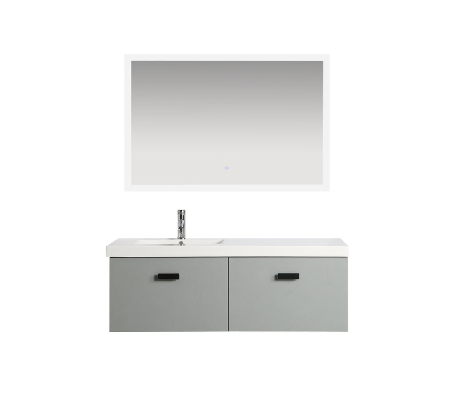 Mobile Arredo Bagno 130 cm Agata Sospeso Moderno Contemporaneo