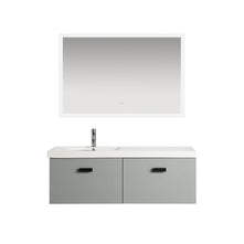 Mobile Arredo Bagno 130 cm Agata Sospeso Moderno Contemporaneo
