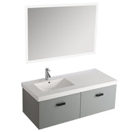 Mobile Arredo Bagno 130 cm Agata Sospeso Moderno Contemporaneo