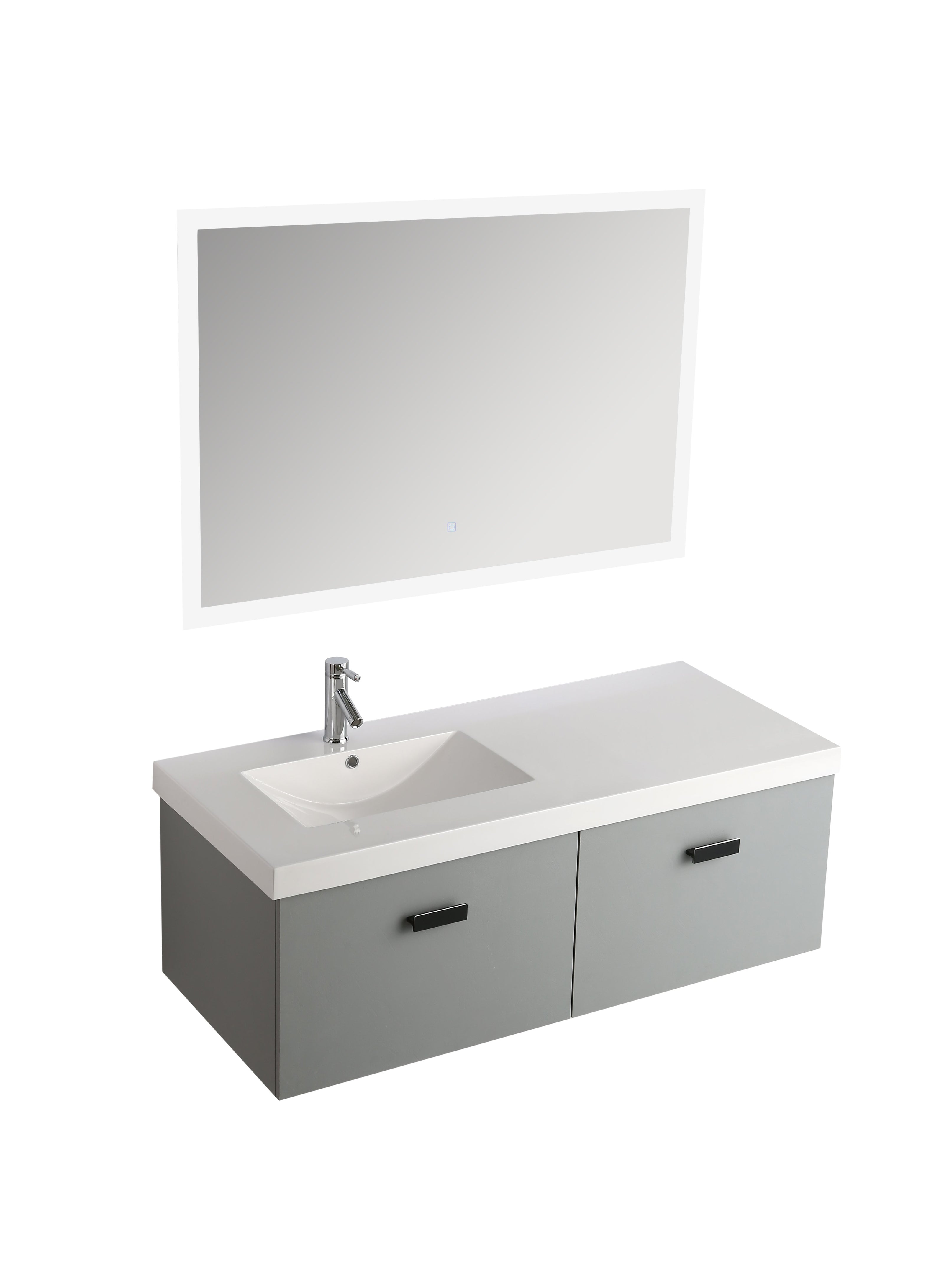 Mobile Arredo Bagno 130 cm Agata Sospeso Moderno Contemporaneo