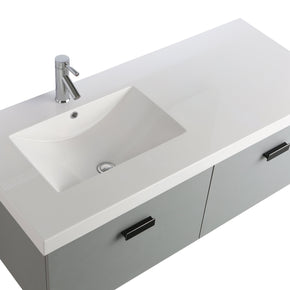 Mobile Arredo Bagno 130 cm Agata Sospeso Moderno Contemporaneo
