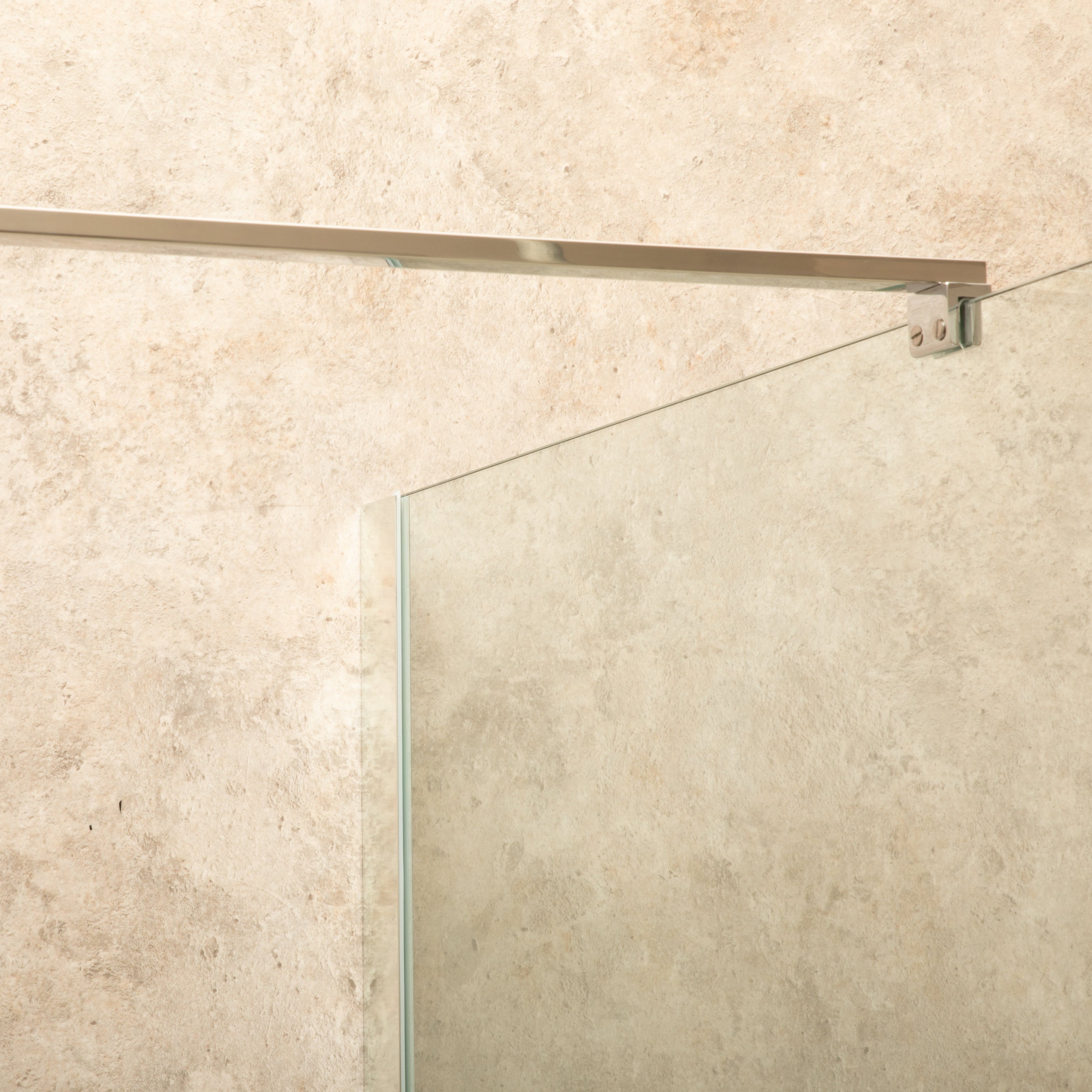 Parete Doccia Walk In Reversibile 80cm spessore 8mm Altezza 2m