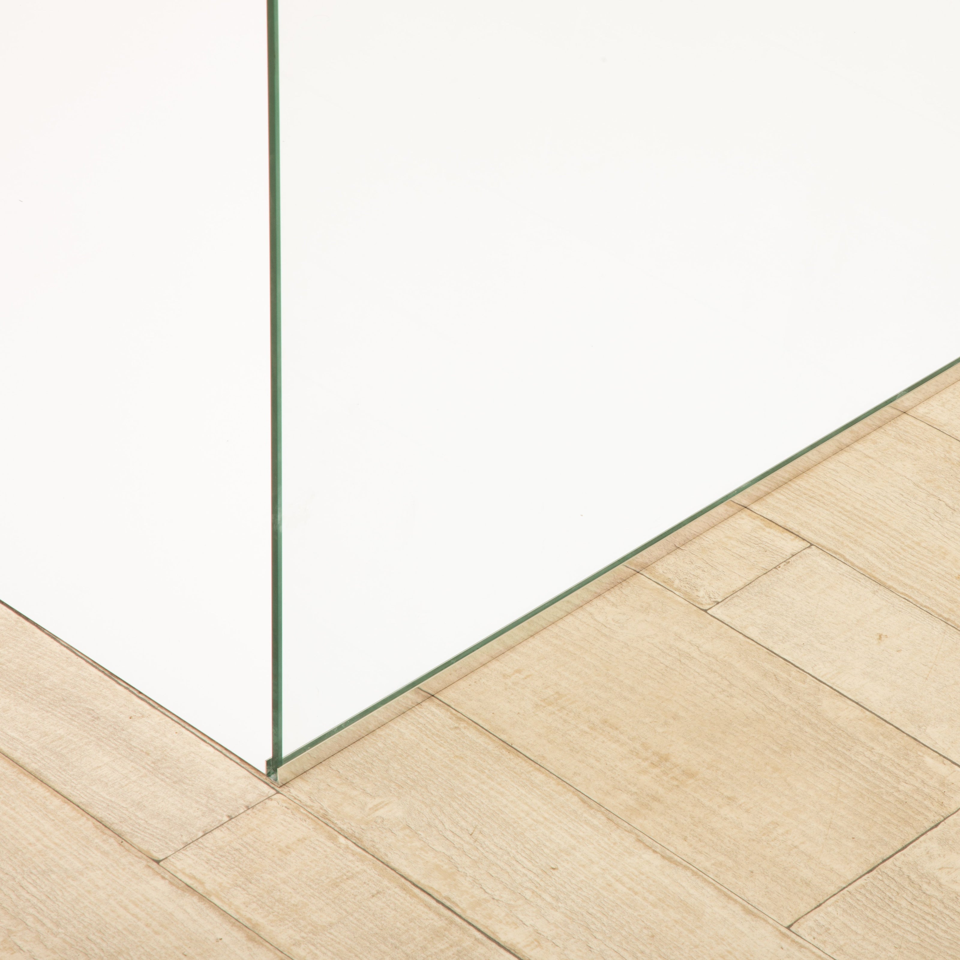 Parete Doccia Walk In Reversibile 110cm Spessore 8mm Altezza 2m