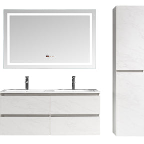 Set Mobile Arredo Bagno Roma Stone Bianco 120 cm