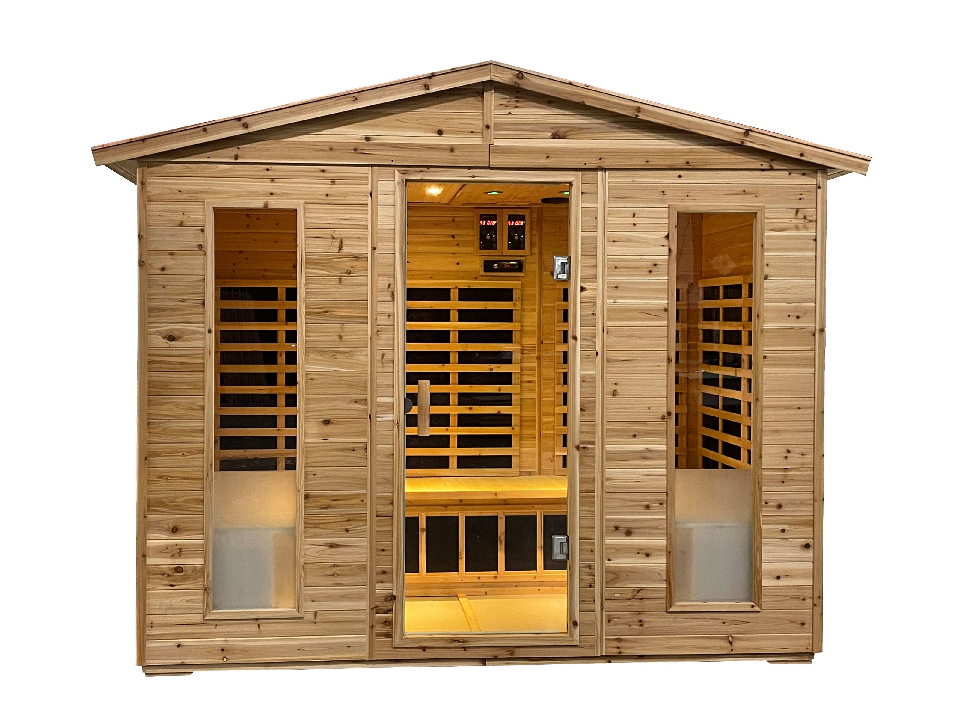 Sauna Infrarossi Finlandese da Esterno Adler 250x150 cm