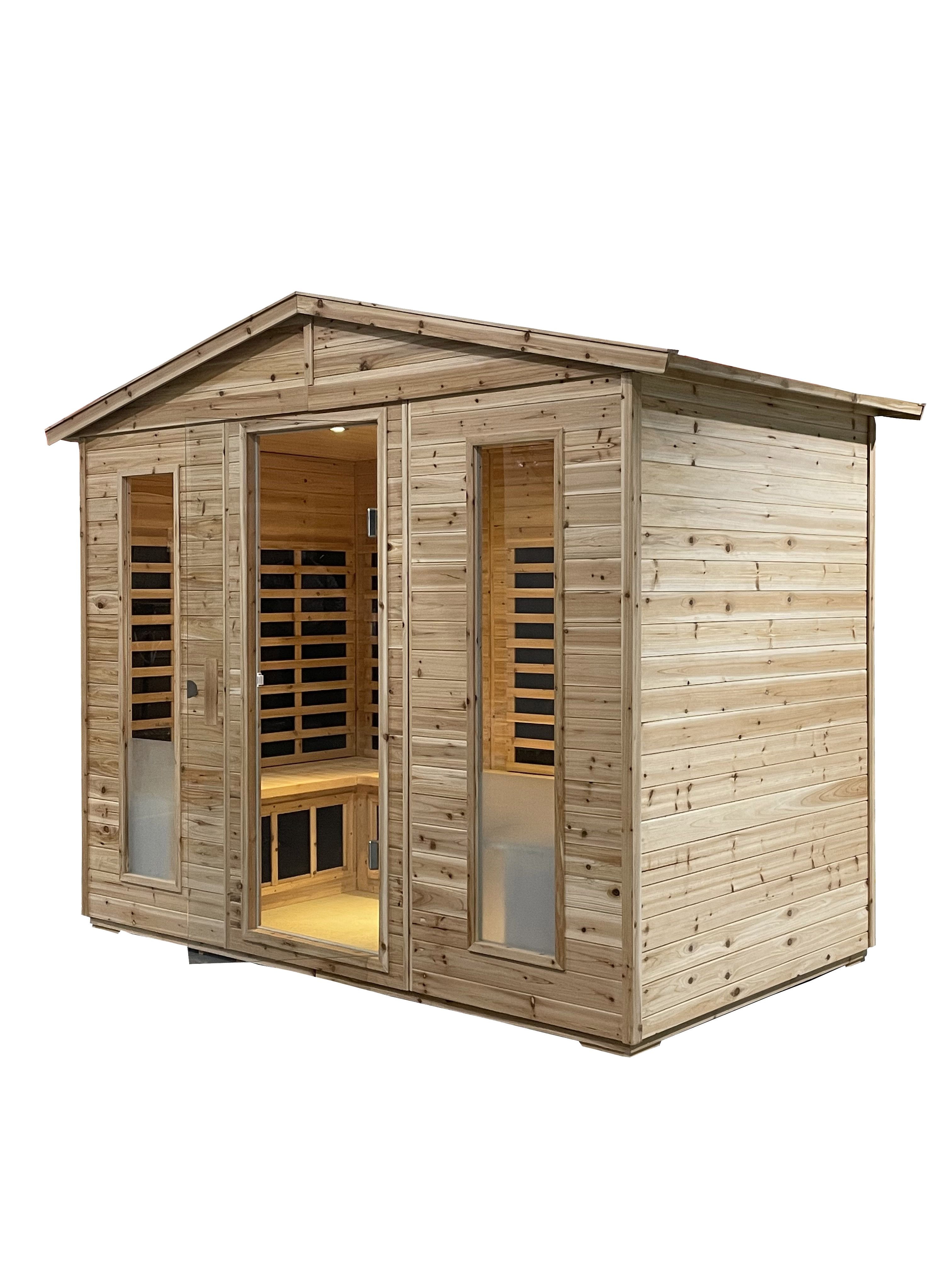 Sauna Infrarossi Finlandese da Esterno Adler 250x150 cm