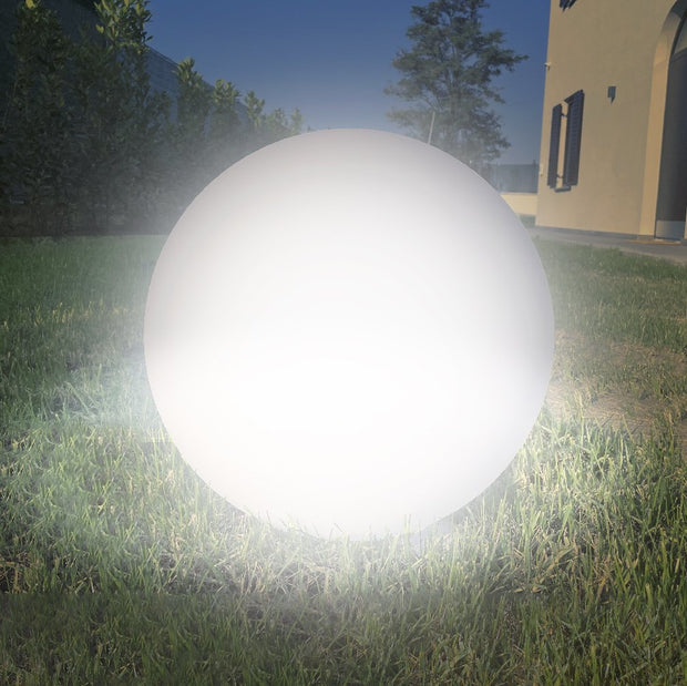 Lampada Sfera a Led RGB Cromoterapica Impermeabile Ricaricabile 35cm