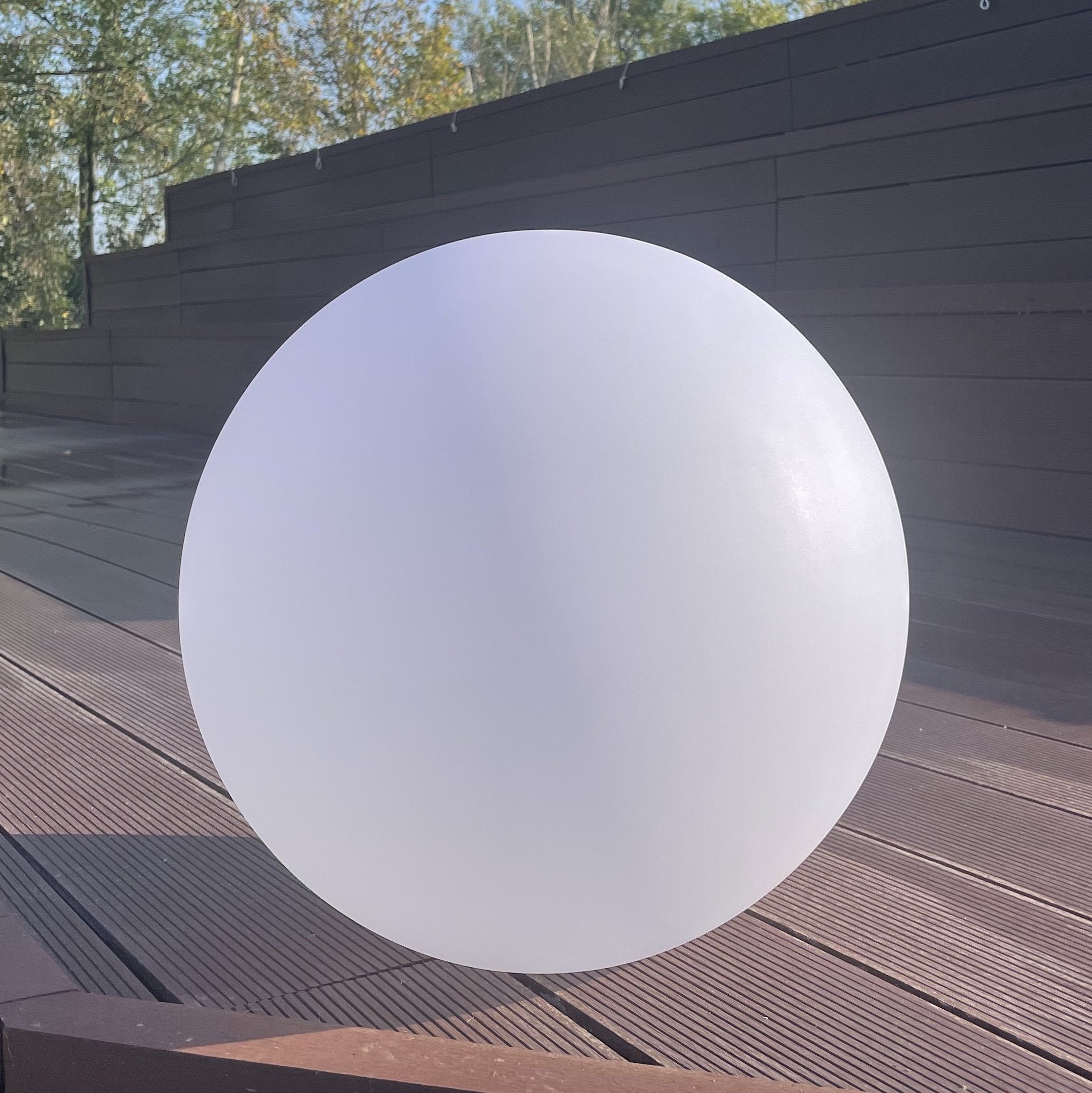 Lampada Sfera a Led RGB Cromoterapica Impermeabile Ricaricabile 35cm
