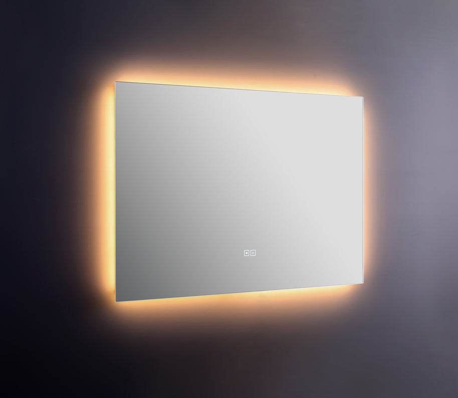 Specchio a LED Arredo Bagno New York 100x70cm Anti-Appannamento