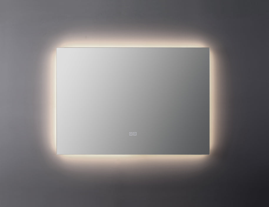 Specchio a LED Arredo Bagno New York 100x70cm Anti-Appannamento