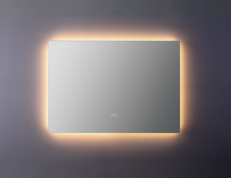 Specchio a LED Arredo Bagno New York 100x70cm Anti-Appannamento