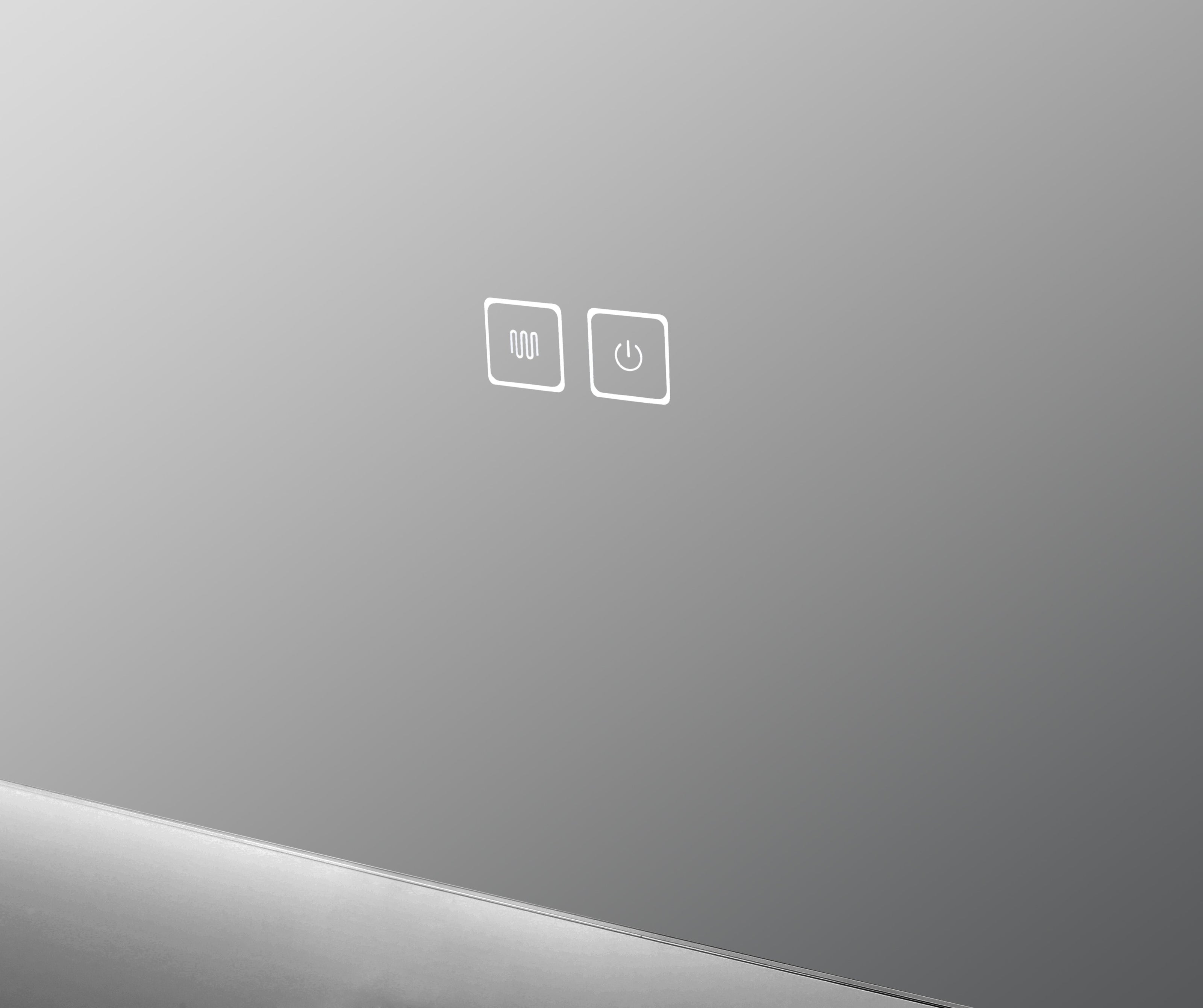 Specchio a LED Arredo Bagno New York 100x70cm Anti-Appannamento
