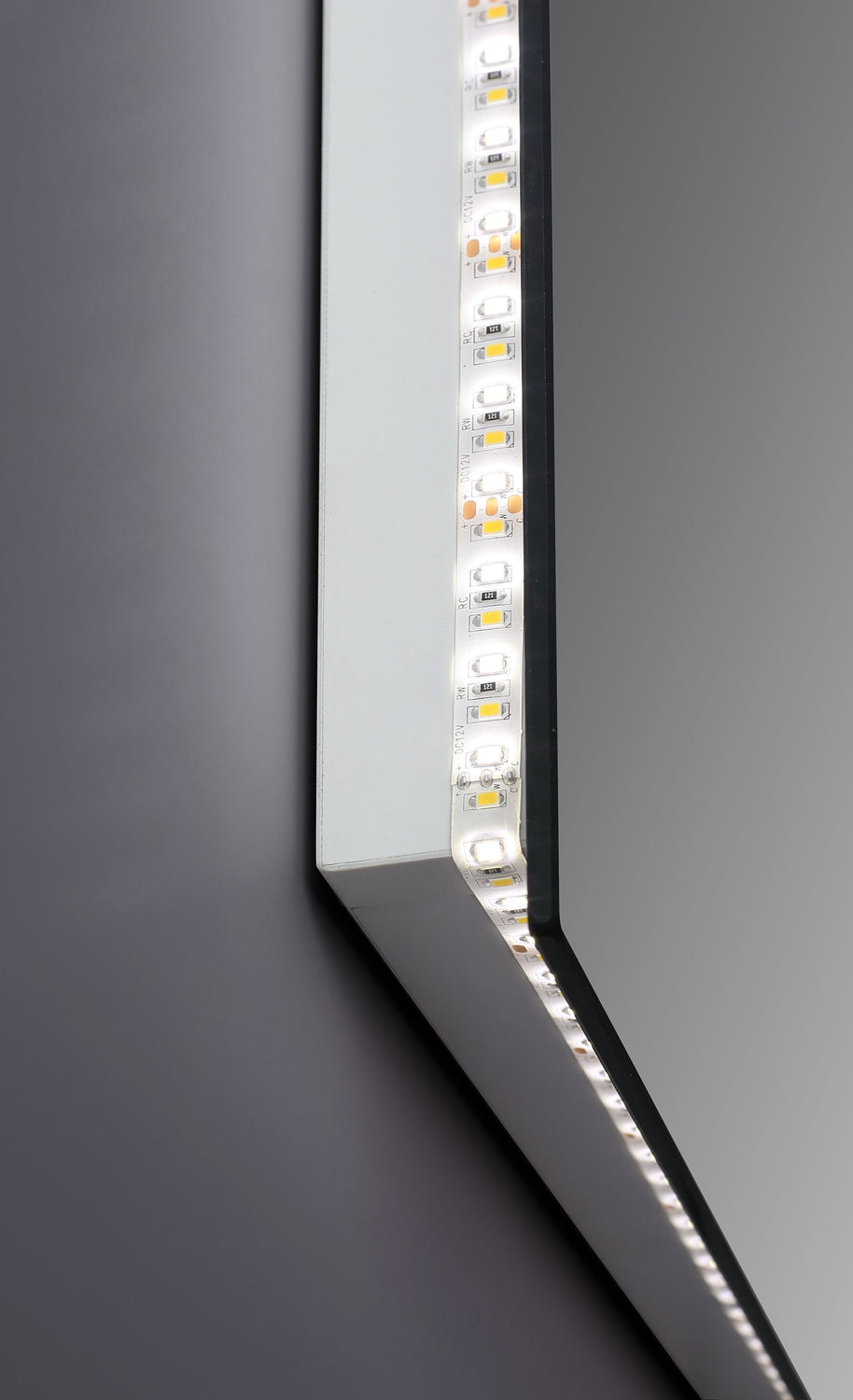Specchio a LED Arredo Bagno New York 100x70cm Anti-Appannamento