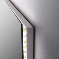 Specchio a LED Arredo Bagno New York 120x70cm Antifog Smart