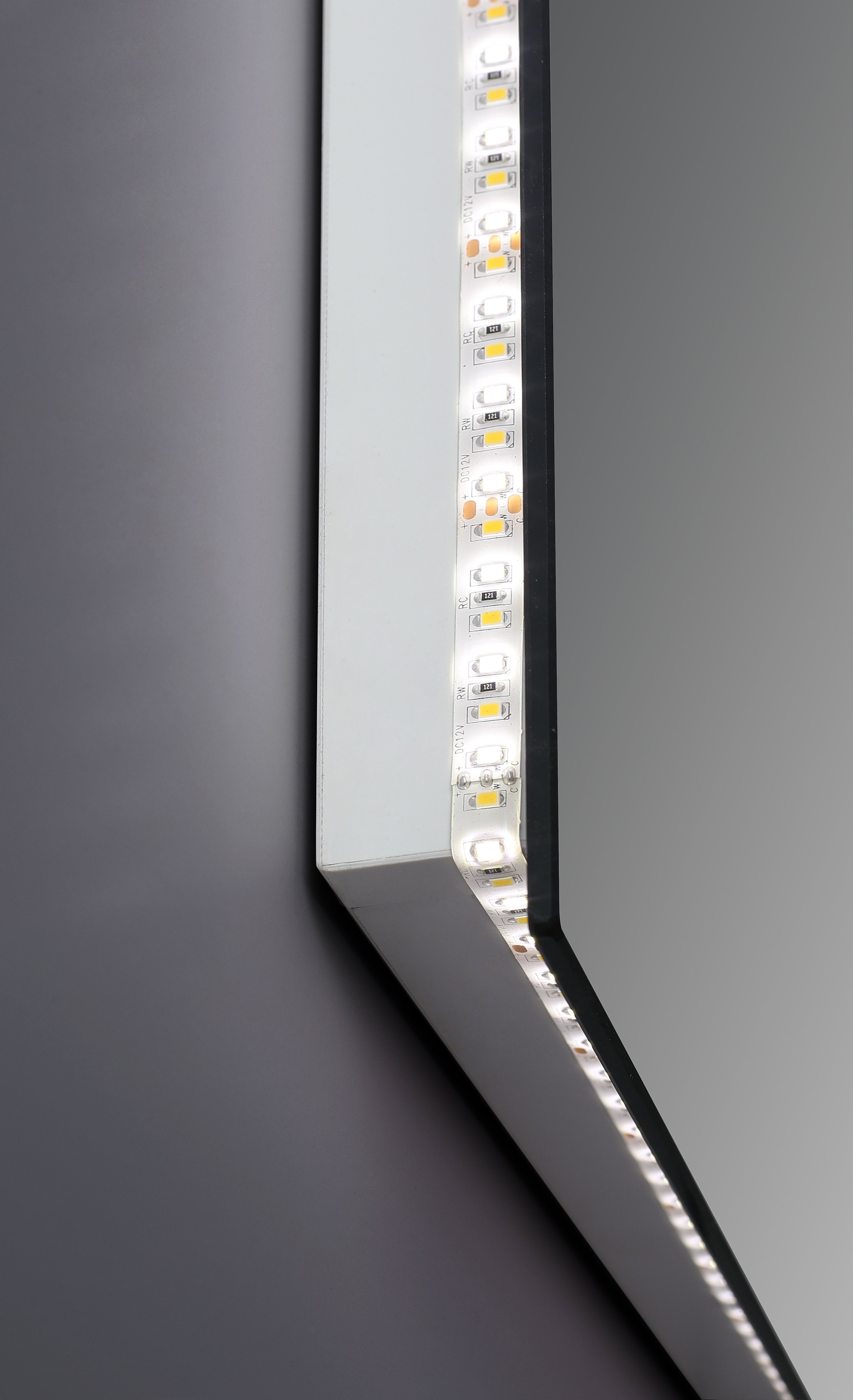Specchio a LED Arredo Bagno New York 120x70cm Antifog Smart