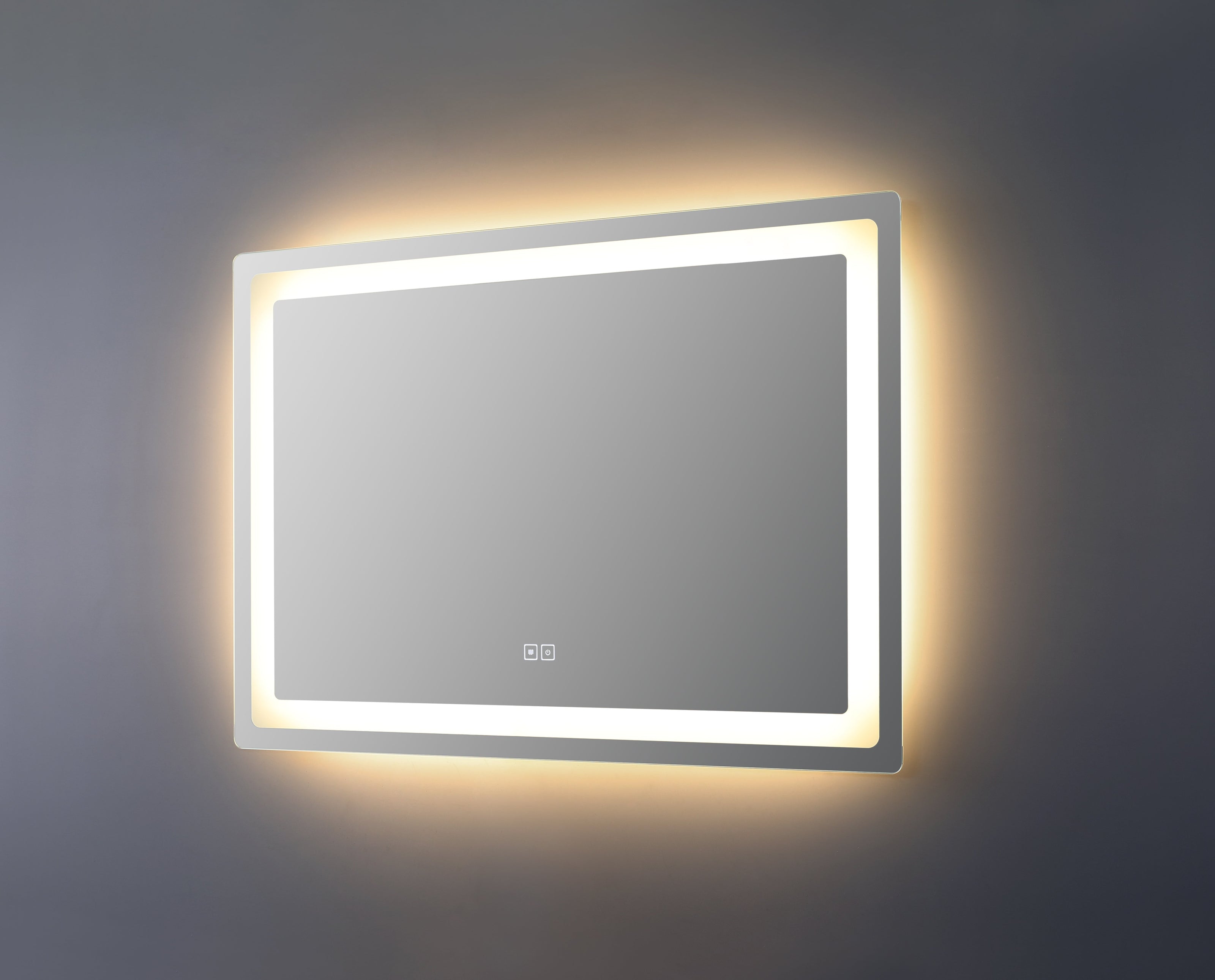 Specchio a LED Arredo Bagno Las Vegas 80x70cm Multifunzione