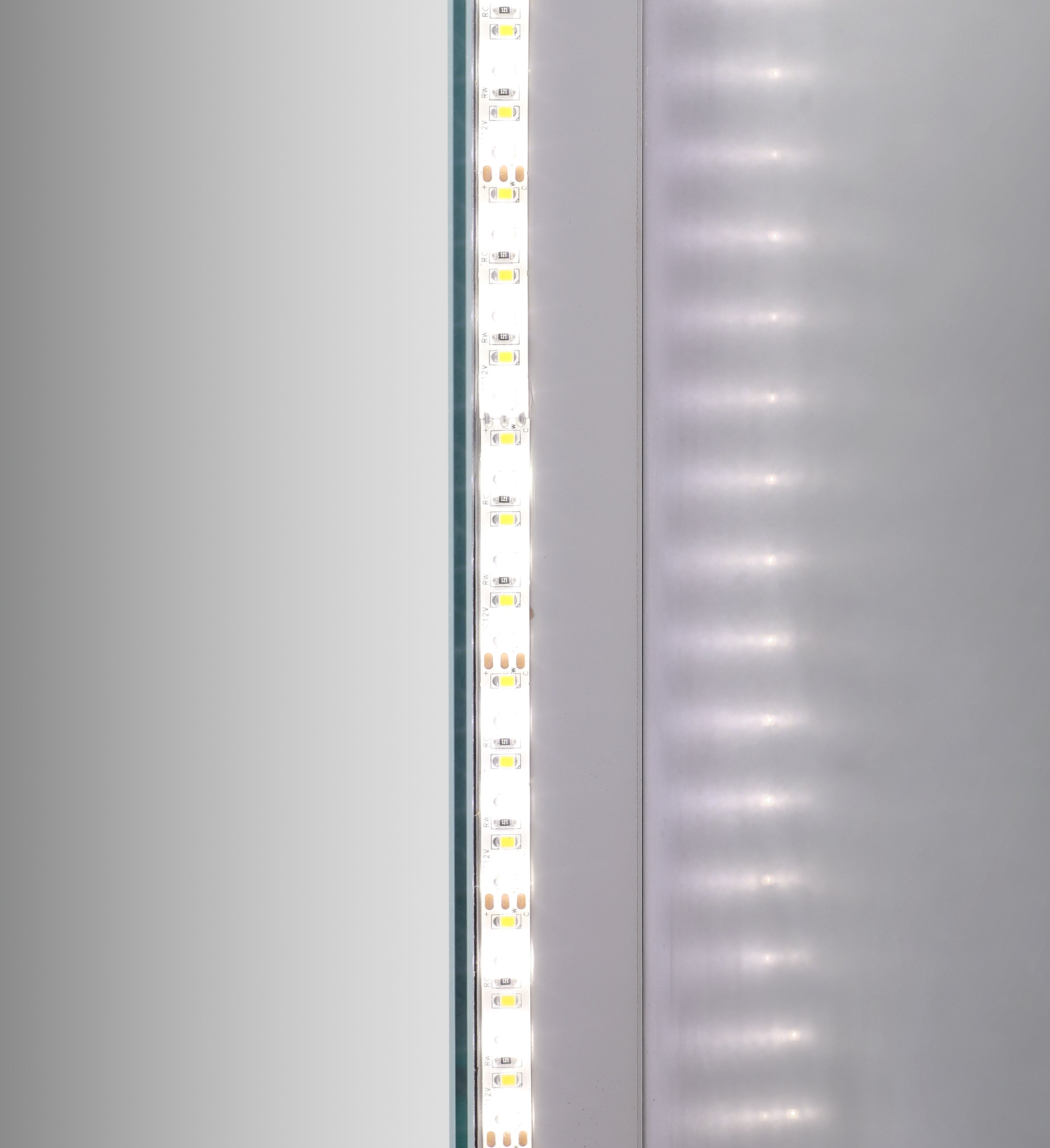 Specchio a LED Arredo Bagno Las Vegas 80x70cm Multifunzione