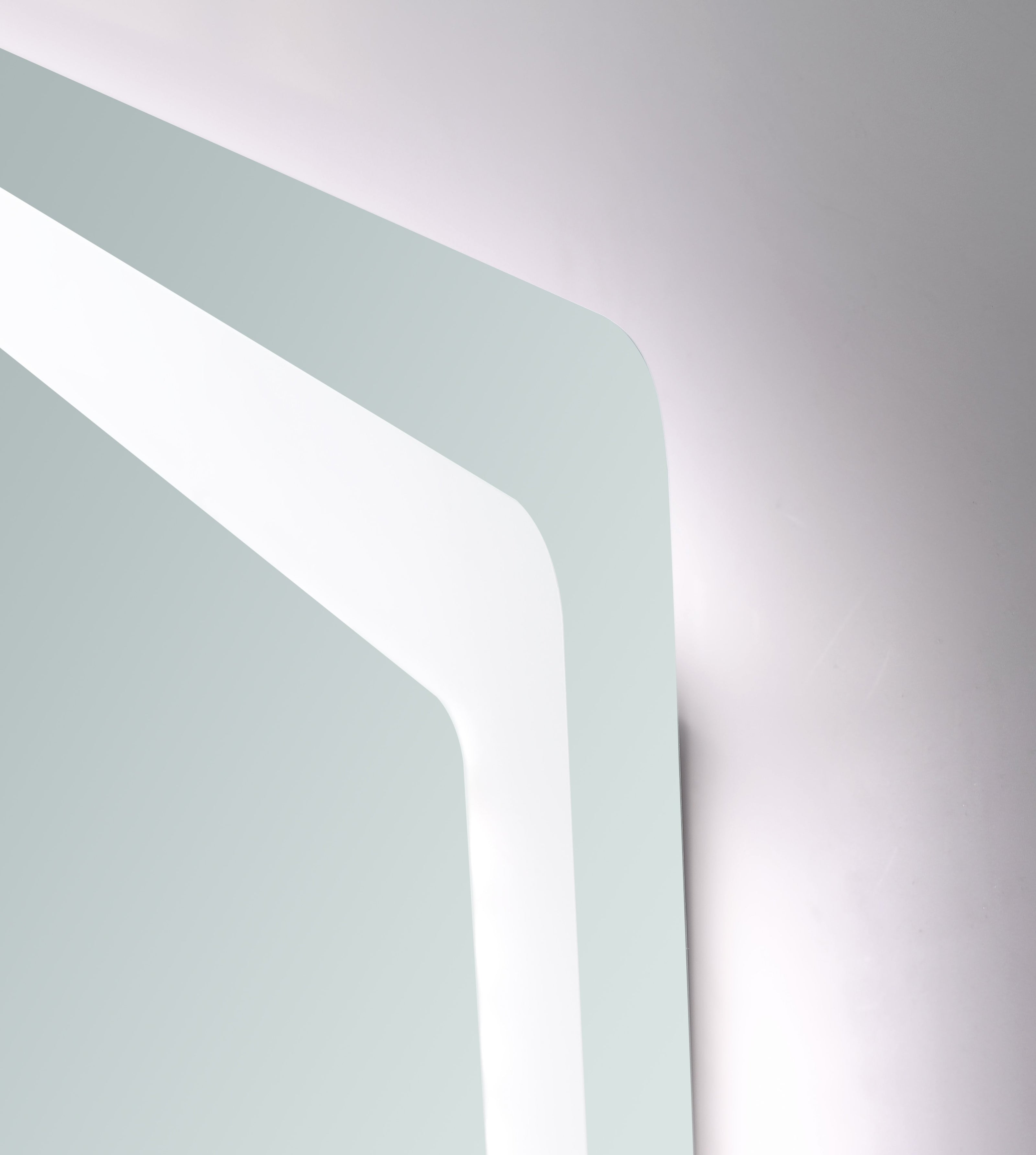 Specchio a LED Arredo Bagno Las Vegas 80x70cm Multifunzione