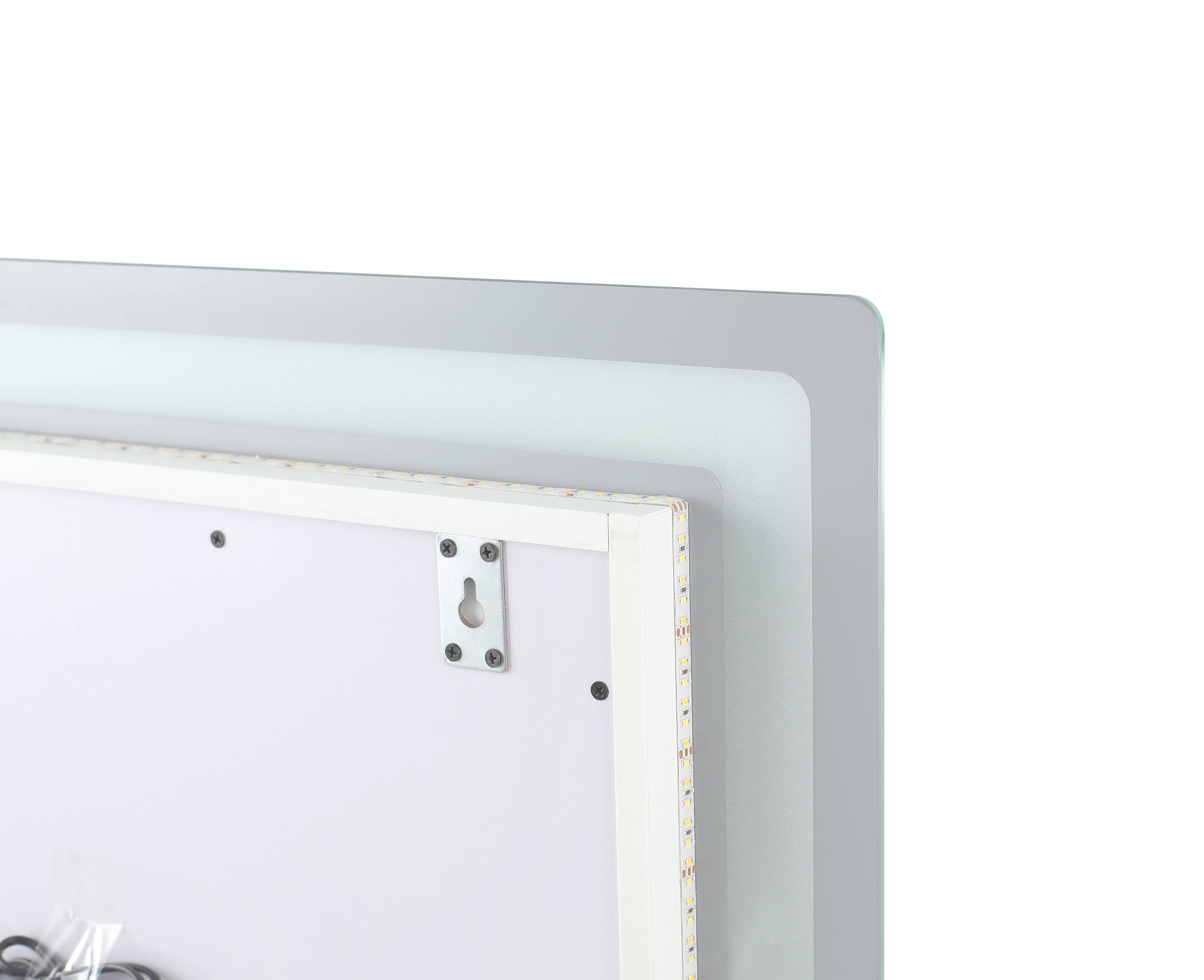 Specchio a LED Arredo Bagno Las Vegas 80x70cm Multifunzione