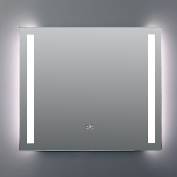 Specchio a LED Arredo Bagno Miami 80x70cm Antifog