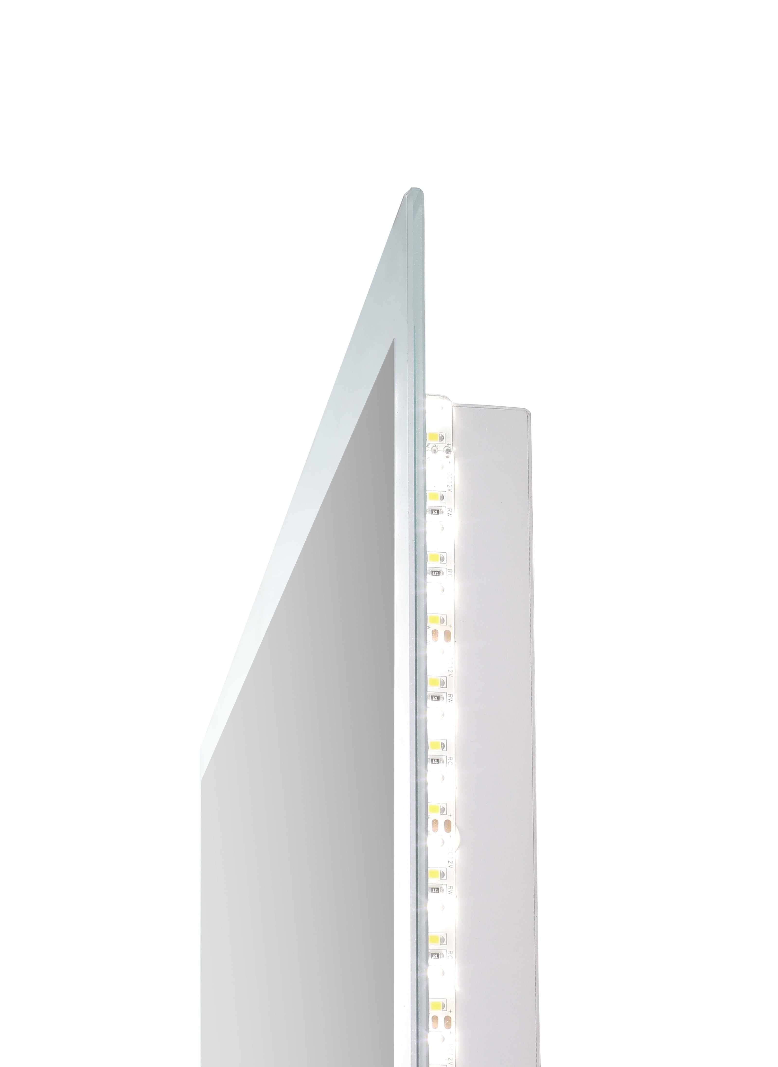 Specchio a LED Arredo Bagno Roma 80x70cm Antifog