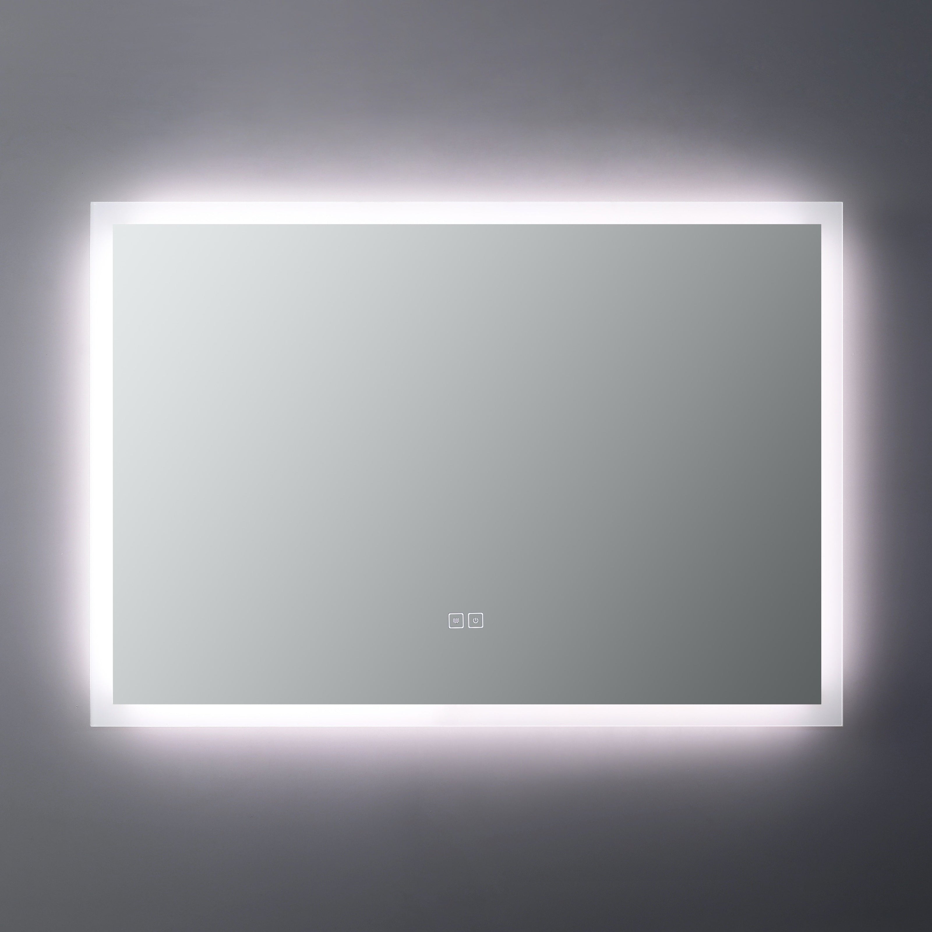 Specchio a LED Arredo Bagno Roma 100x70cm Multifunzione
