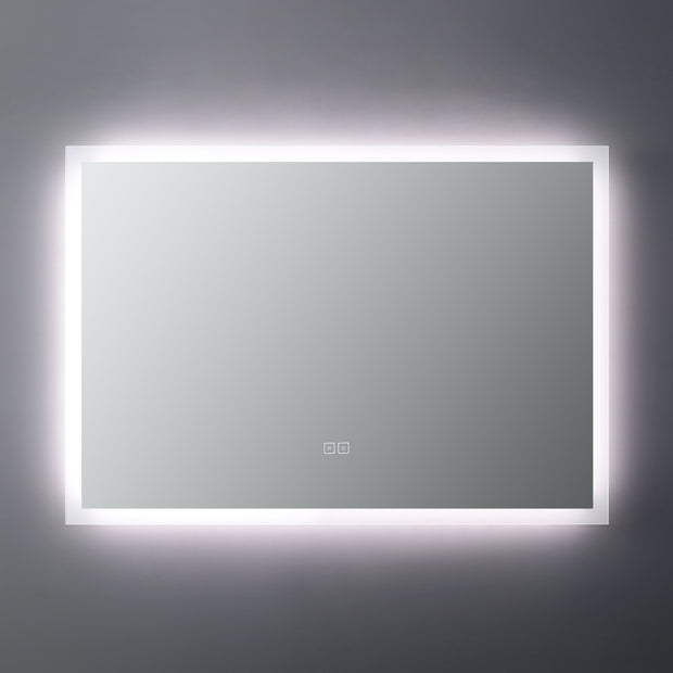 Specchio a LED Arredo Bagno Roma 100x70cm Multifunzione