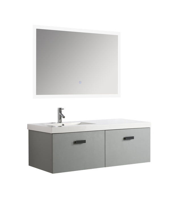 Mobile Arredo Bagno 130 cm Agata Sospeso Moderno Contemporaneo XL