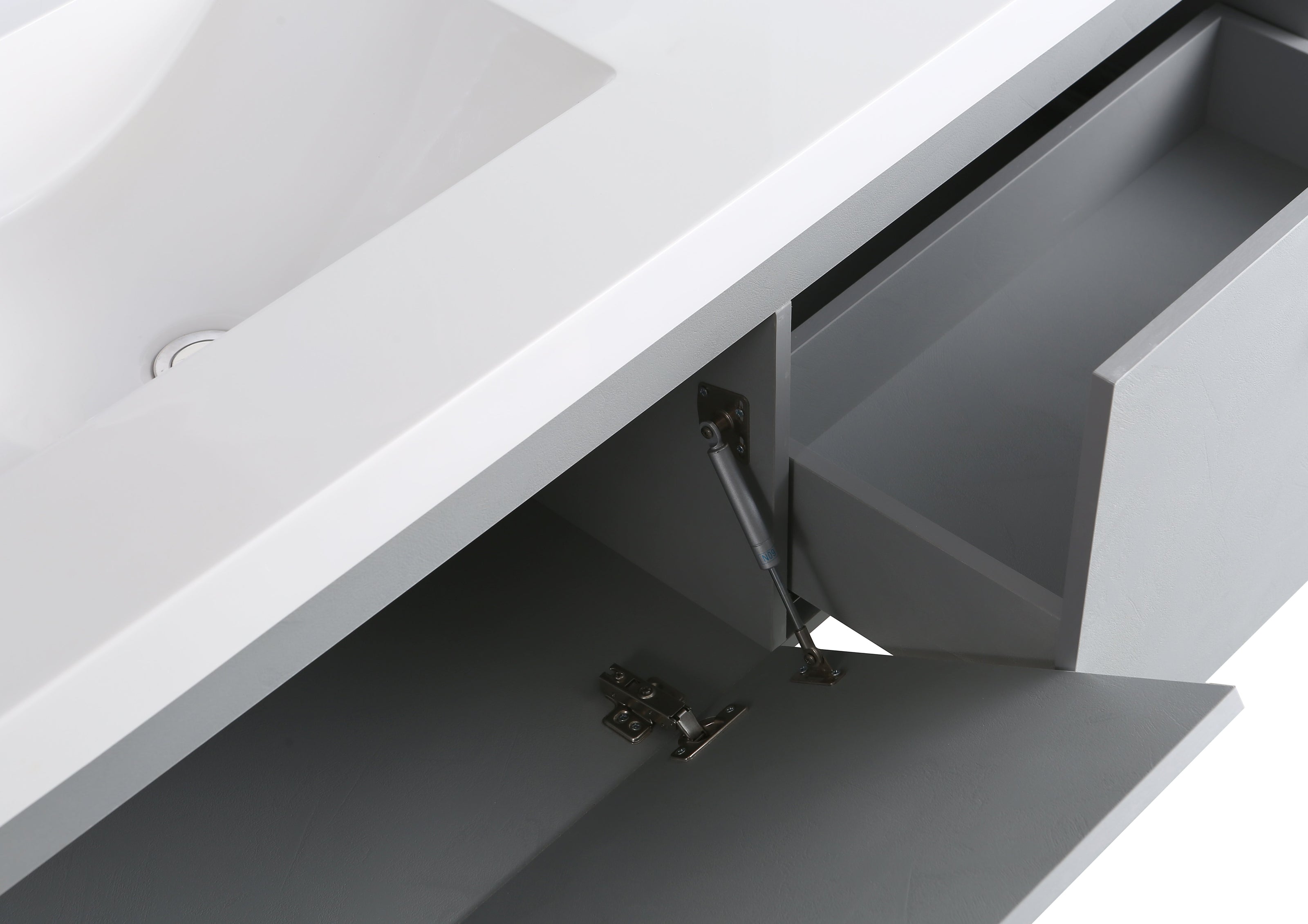 Mobile Arredo Bagno 130 cm Agata Sospeso Moderno Contemporaneo XL
