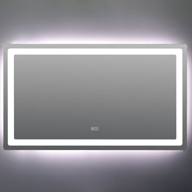 Specchio a LED Arredo Bagno Las Vegas 120x70cm Smart Antifog